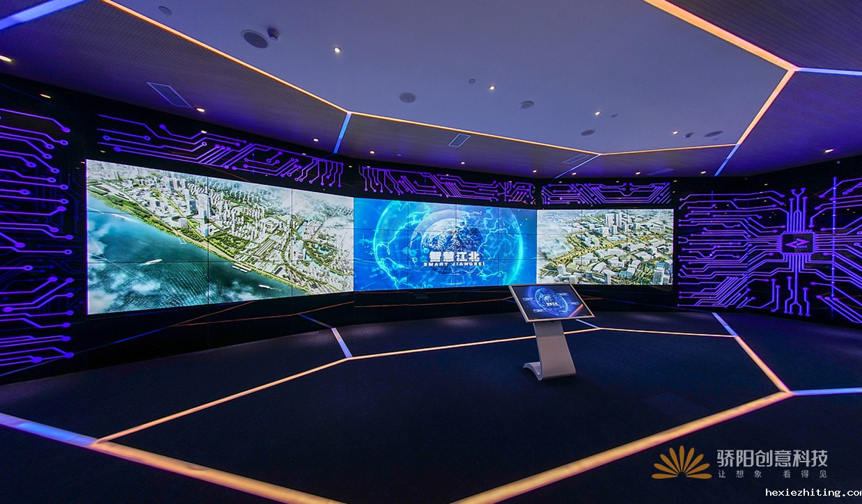 未来企业科技展厅，震撼体验！